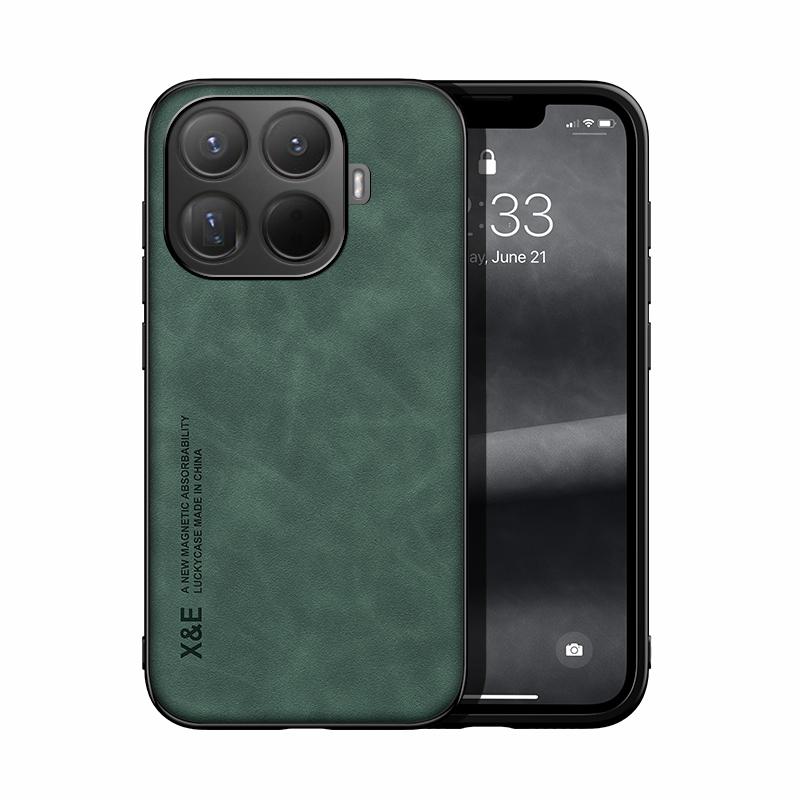 

For Xiaomi 15T Pro 15T Case Shockproof Leather Texture Silky Feel Cover With Magnetic Attaction inside for Xiaomi Mi 15T xiaomi 15T Pro