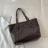 IELGY Ladies Tote Bag Retro Merad Color All-Match Portable One-Shoulder Large-Capacity Commuter Bag
