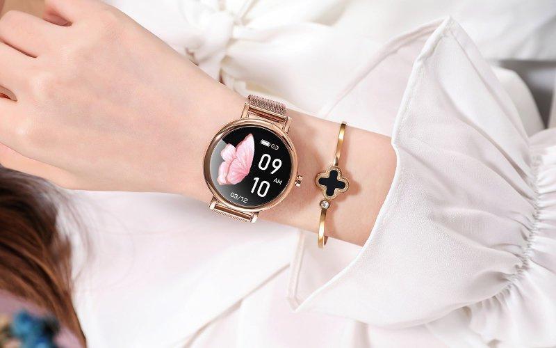 Smartwatch Damski Rubicon Rnbe64 - Ciśnieniomierz, Pulsoksymetr (Sr013D)