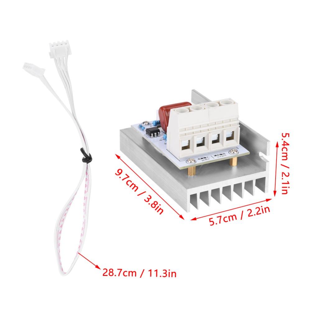 10000W SCR Voltage Regulator AC 220V 80A Digital Speed Controller Adjustable High Power Thermostat Module Industrial