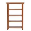 Doll House 4 Layers Shelf Vivid Lifelike Appearance Pure Color 1:12   Flower Stand for   Decoration Gifts