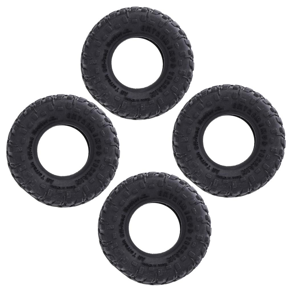 4 STÜCKE RC Modellauto Reifen 1,0 Zoll 55x19mm Gummi RC Crawler Autoreifen für Axial SCX24 FMS FCX24 AX24