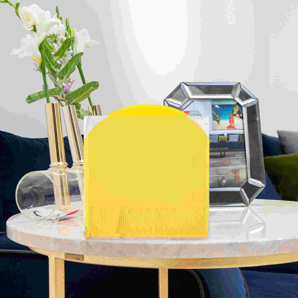 Klarer Acryl Serviettenhalter Ständer Taschentuchbox Spender Papierhandtuch Aufbewahrungsregal Küche Restaurant Modernes Design Vertikaler Halter