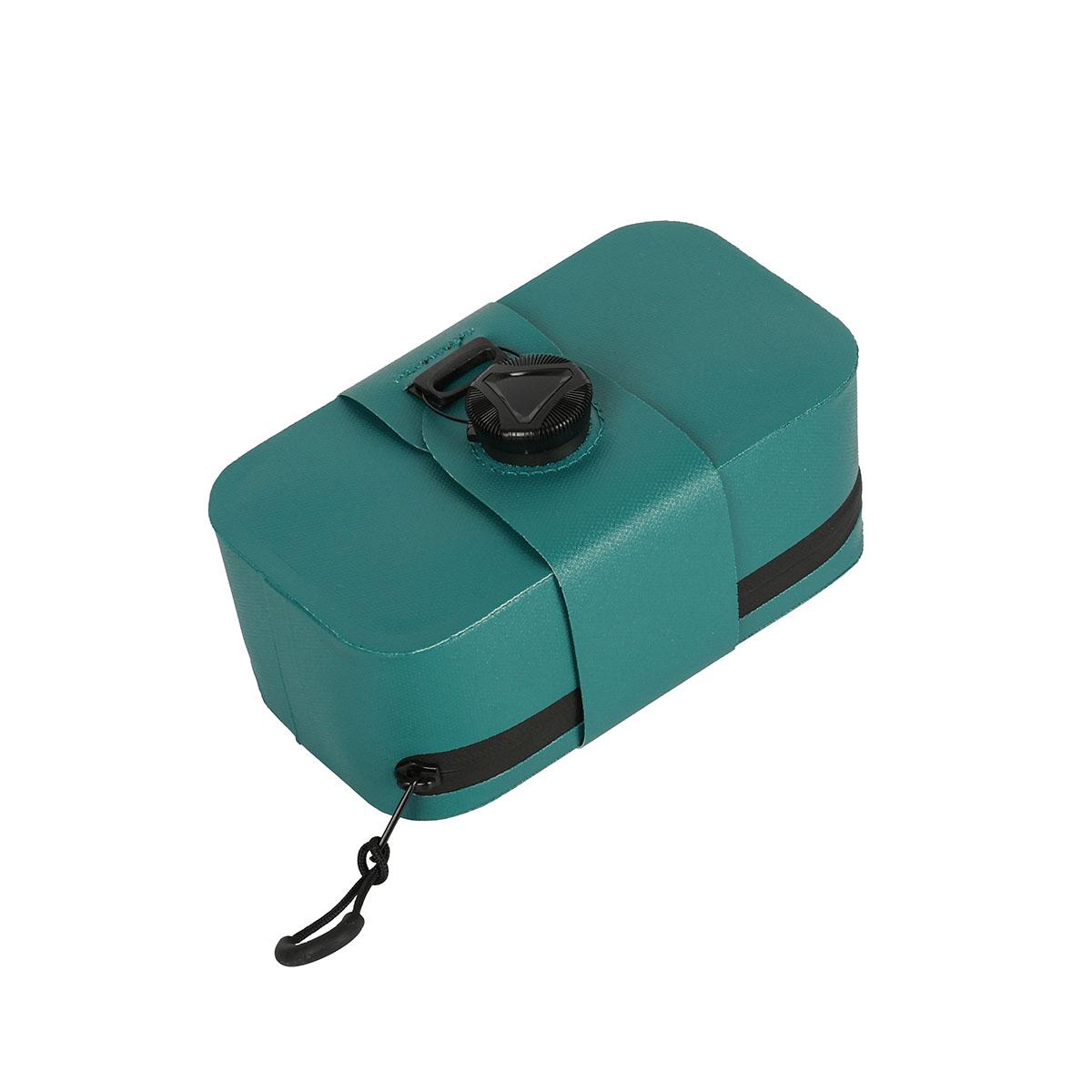 

Водонепроницаемая подседельная сумка для велосипеда с вращающейся шнуровкой, портативная сумка для велосипедного сиденья, легкое крепление для шоссейных велосипедов павлин голубой