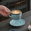 OLOEY Ceramic Coffee Mug with Rope Handle