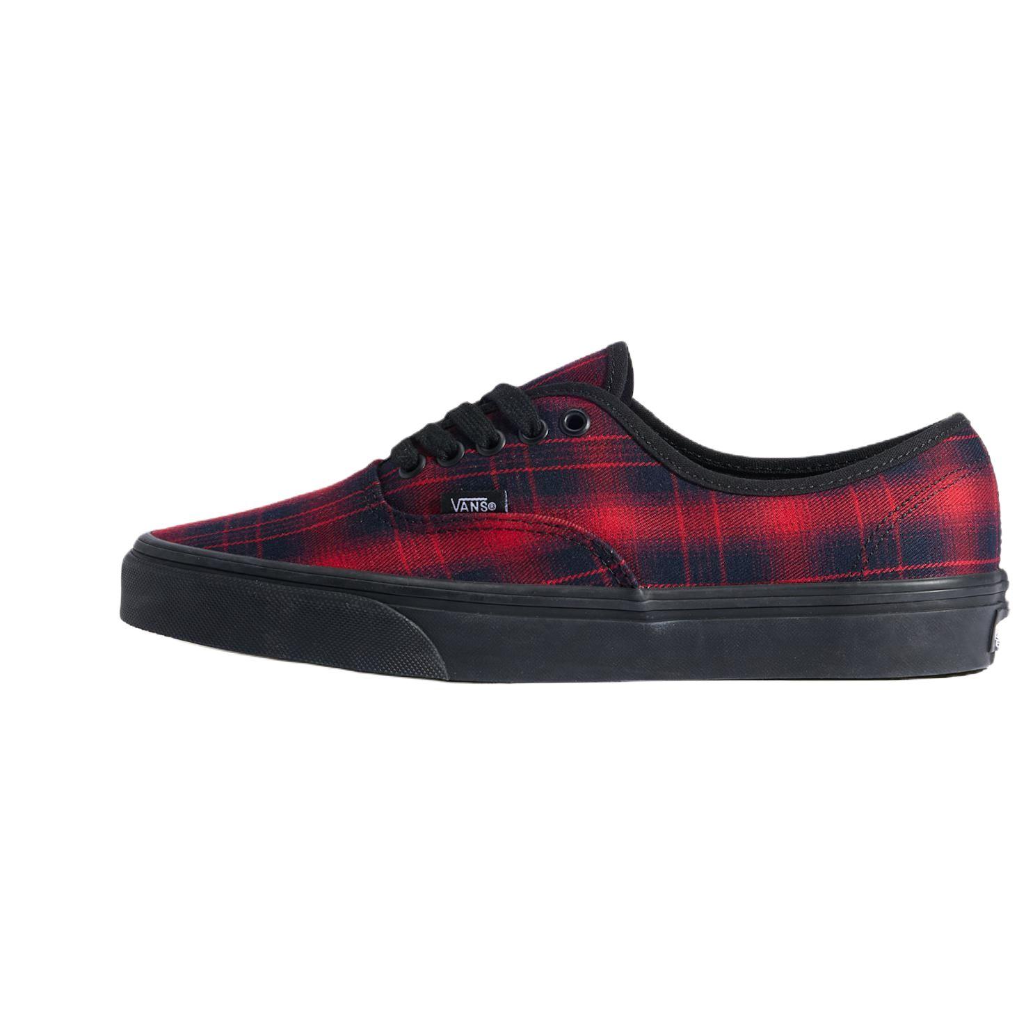 Vans Authentic Comfortable Versatile Skate Shoes Unisex sneaker Dark-Blue Red VN000D7YRDB 40