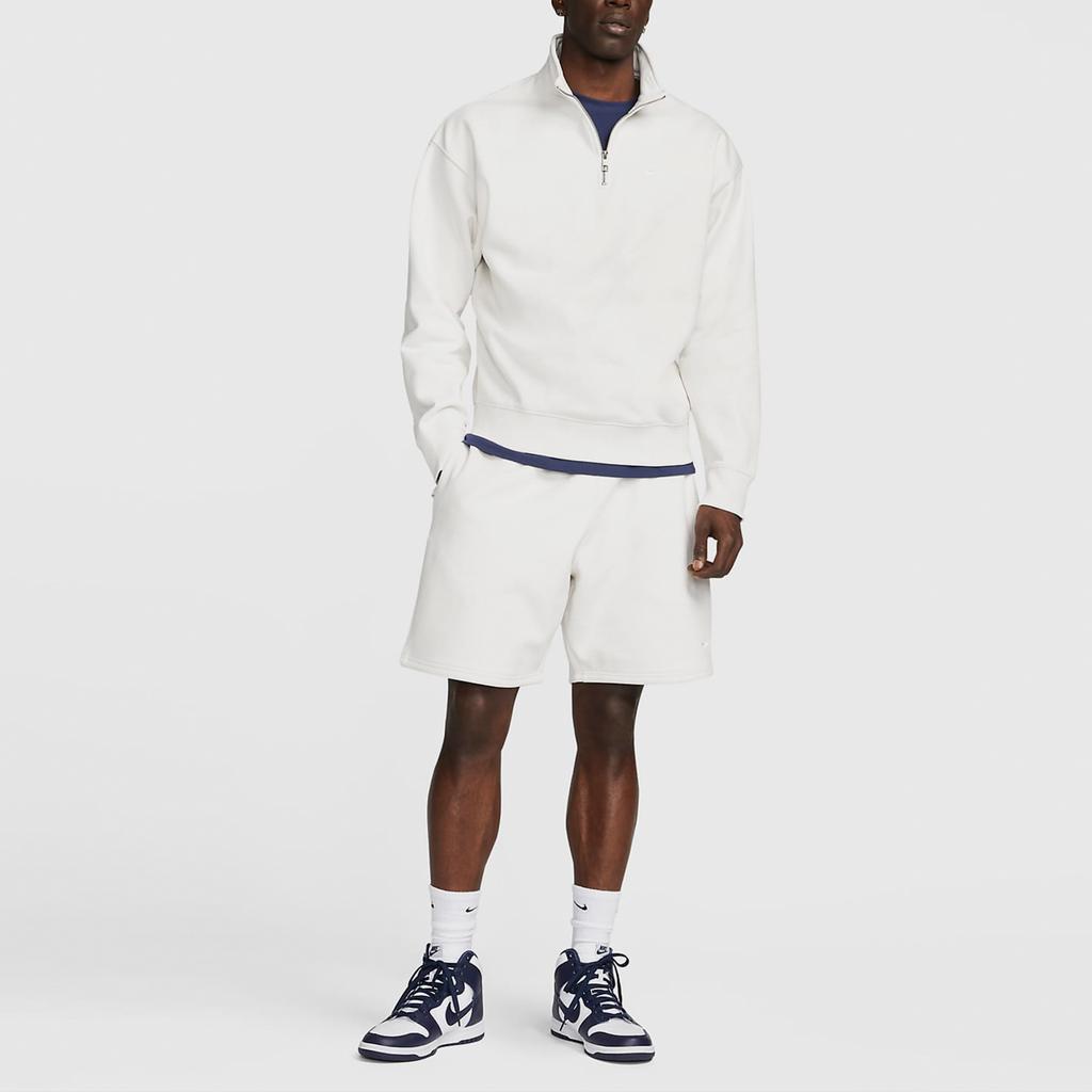 Nike Solo Swoosh Fleece Shorts Men Bottoms White DV3055-030