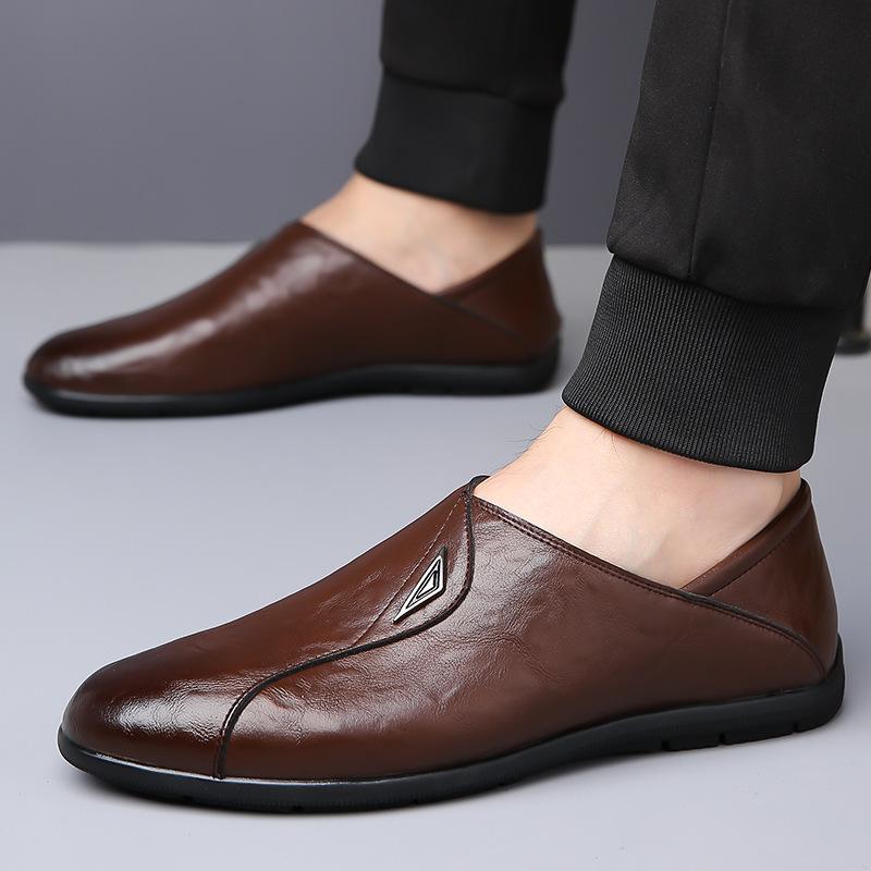 FashionFashion Casual Men's Loafers Spring Summer Autumn Light Driving Shoes for Men Solid Color New Designer Dress Shoes Male