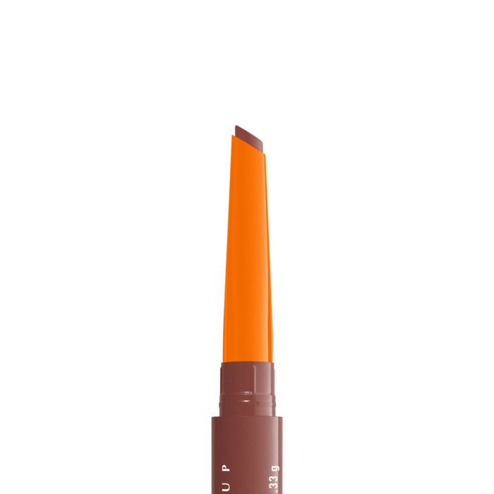 NYX Professional Makeup Duck Plump Aufpolsternder Lipliner, Lippenkonturenstift, bis zu 10 Stunden Halt, mattes Finish, Nude Flip