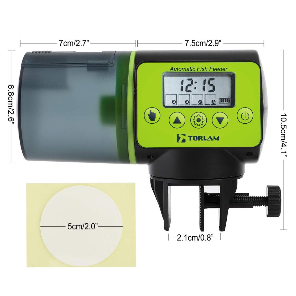 Feeder Moisture-Proof Automatic Fish Feeder Aquarium Tank Electrical Timer Feeder Fish Food Dispenser Tool Auto Fish