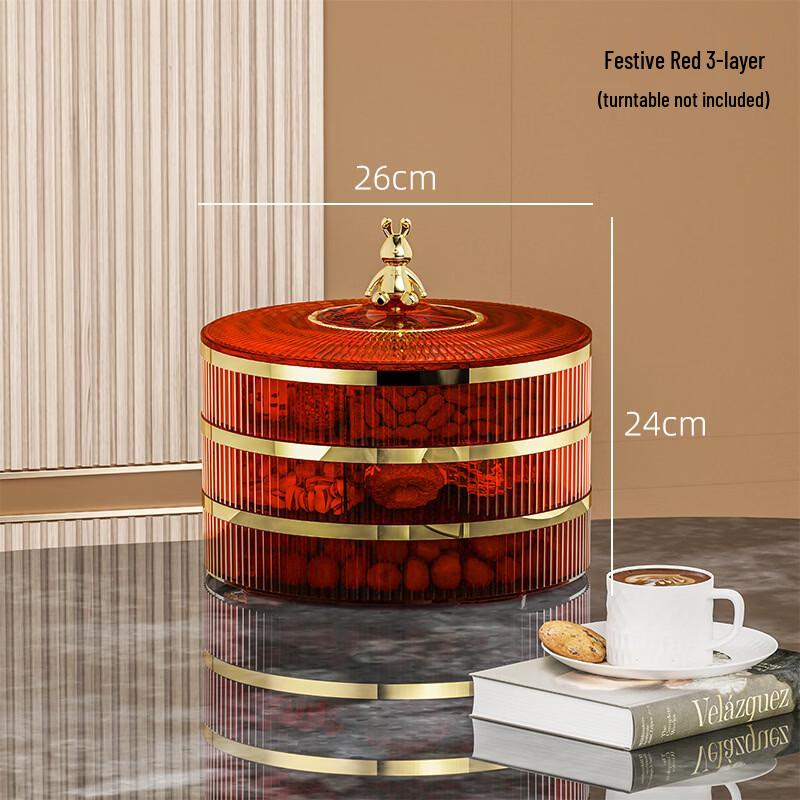 

Abay Transparent Multi-layer Dried Fruit Snack Box