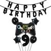Video Game Party Supplies Set Baby Boy Birthday Party Decoration Happy Birthday Gaming Backdrop Game Table Covers Gamer Balloons