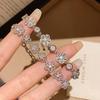 Korean Style Zircon Flower Bracelet: Silver Star Adornment, Simple & Elegant Design, Light Luxury Women's Hand Jewelry
