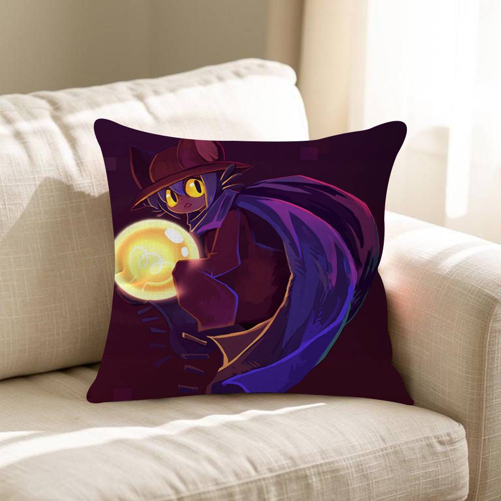 OOneshot Niko Pillow Gift Home Office Decoration Bedroom Sofa Car Cushion Cover Case 45x45