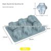 Silicone Ice Cube Tray with Lid: 4-Grid Frozen Soup & Food Storage Box