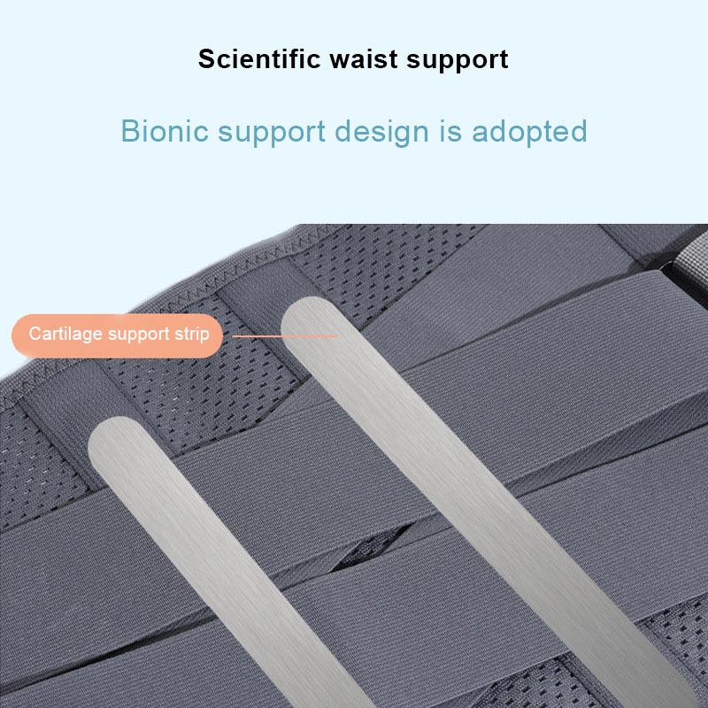 Breathable Lumbar Support Belt for Lower Back Pain Relief Sciatica Herniated Disc Heavy Lifting Waist Trainer Brace