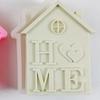 House Shape Silicone Mold Christmas Home Letter Candle Mold Dinner Wax Silicone Candle Mould Christmas Home Decoration