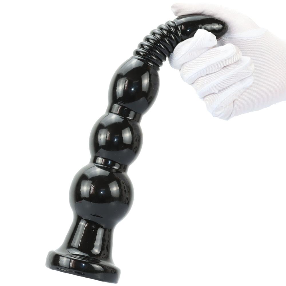 Anal Beads Trainer with Suction Cup Cone Butt Plug Prostate Massager Dilator Sex Toy Anal Stretcher Masturbation Aid