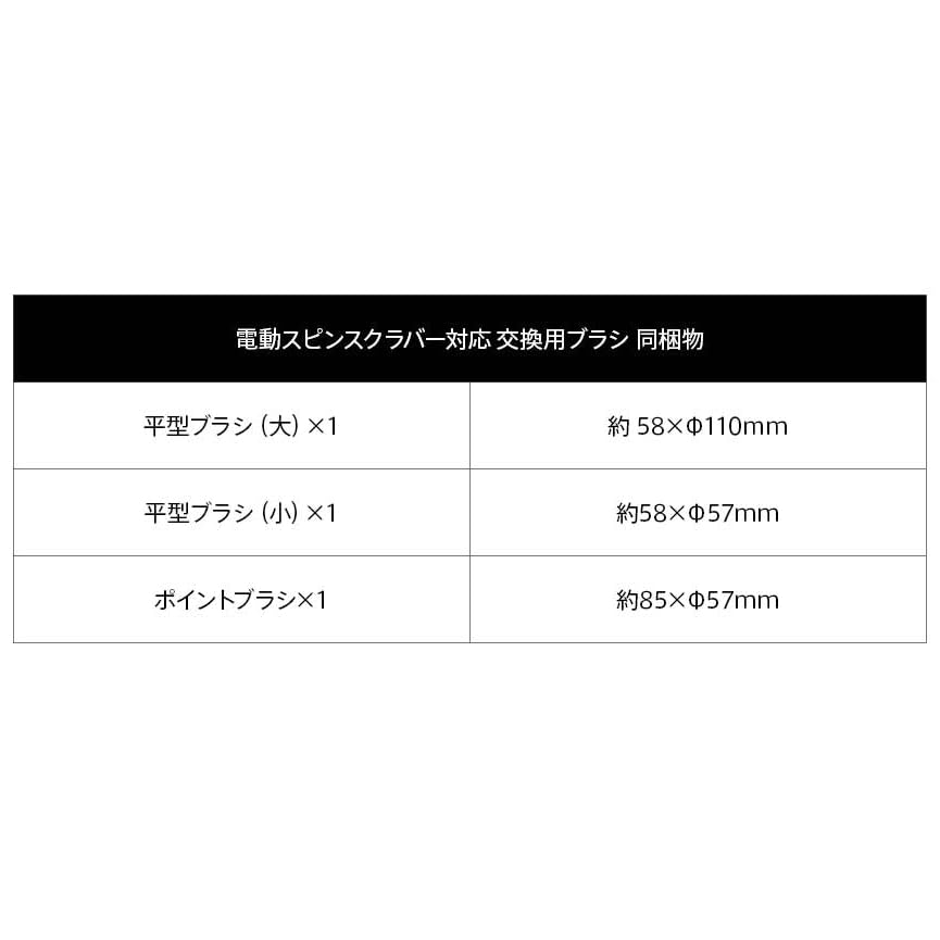 Replacement Parts Brush for Electric Spin Scrubber