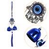 Blue Evil Eye Wind Chime Pendant Hand of Ornament Hanging Home Decor Door Hanger Turkish Symbol Protection Charm