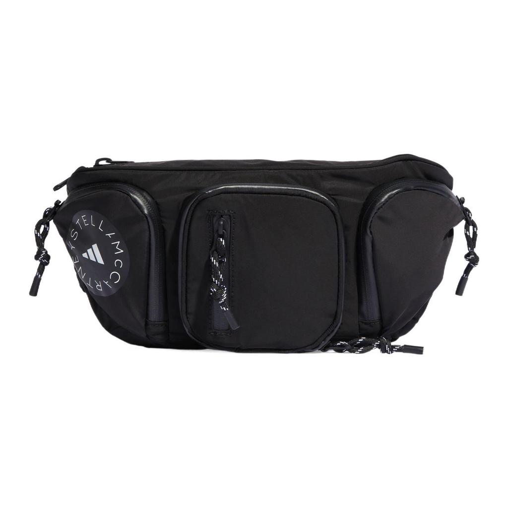 Adidas X Stella McCartney Collaboration Sports Casual Polyester Shoulder Crossbody Waist Bag Women bags Black HS3383