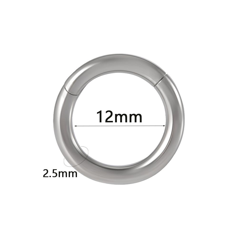 Segment klikacího septa z chirurgické oceli 1ks Kloubový kroužek Nos Obruč na rty Obruč ušní chrupavka Piercing do ušního boltce Tragus Helix