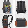 Retro Canvas USB Backpack: Unisex, Large Outdoor Travel Bag