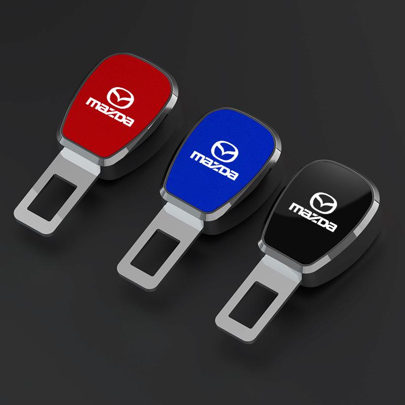 Car Seat Belt Clip Extender Customization Emblem Accessories For Mazda 3 6 CX5 2 CX3 CX9 MX5 RX8 Axela Demio Atenza MS GJI GH
