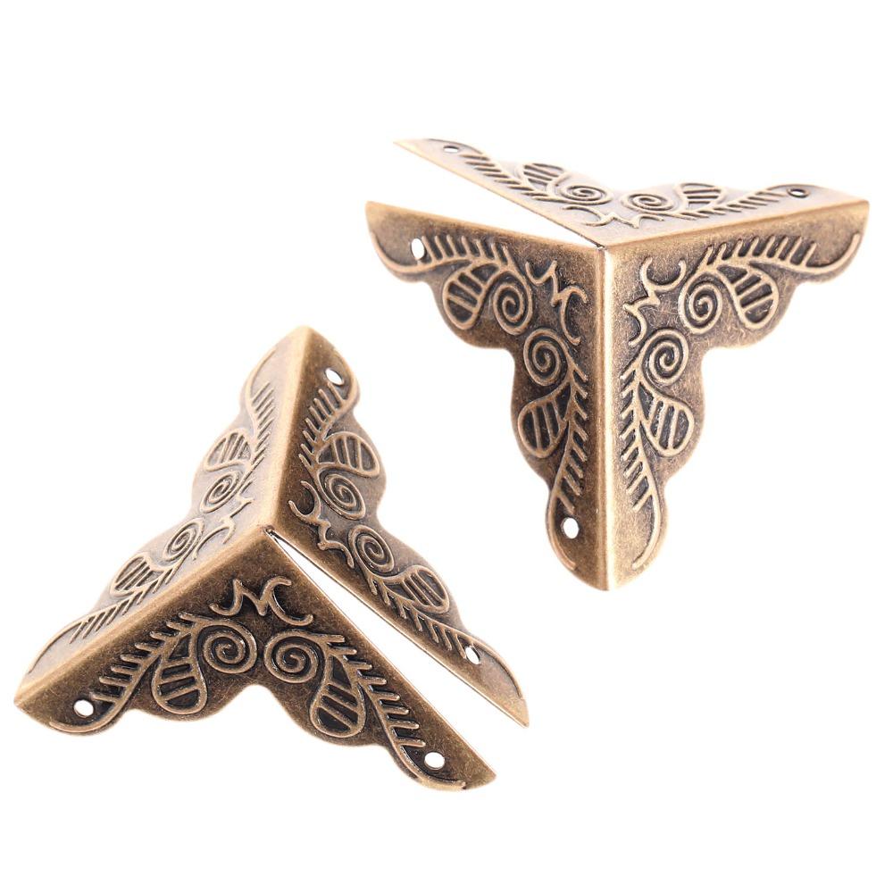 Pattern Decorative Carved Silver Corner Bracket Furniture Accessories Corner Foot Corner Protector