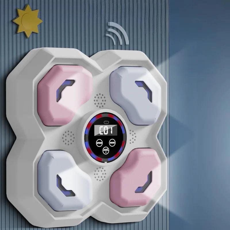 Nowy Inteligentny Automat do Boksu Muzycznego Sportowy Trener Boksu Fitness Dorosły/Dzieci Trening Reakcji Ćwiczenia Domowe Cel Ścienny do Boksu