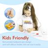 6 Pcs Quick Dry Glue Pens with 12 Refills, Apply Glue Like Writing, Easy Use Precise Control, for Crafting, Scrapbooking, Making