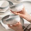 Morder Lanka Gradient Underglaze Ceramic Dinnerware Set