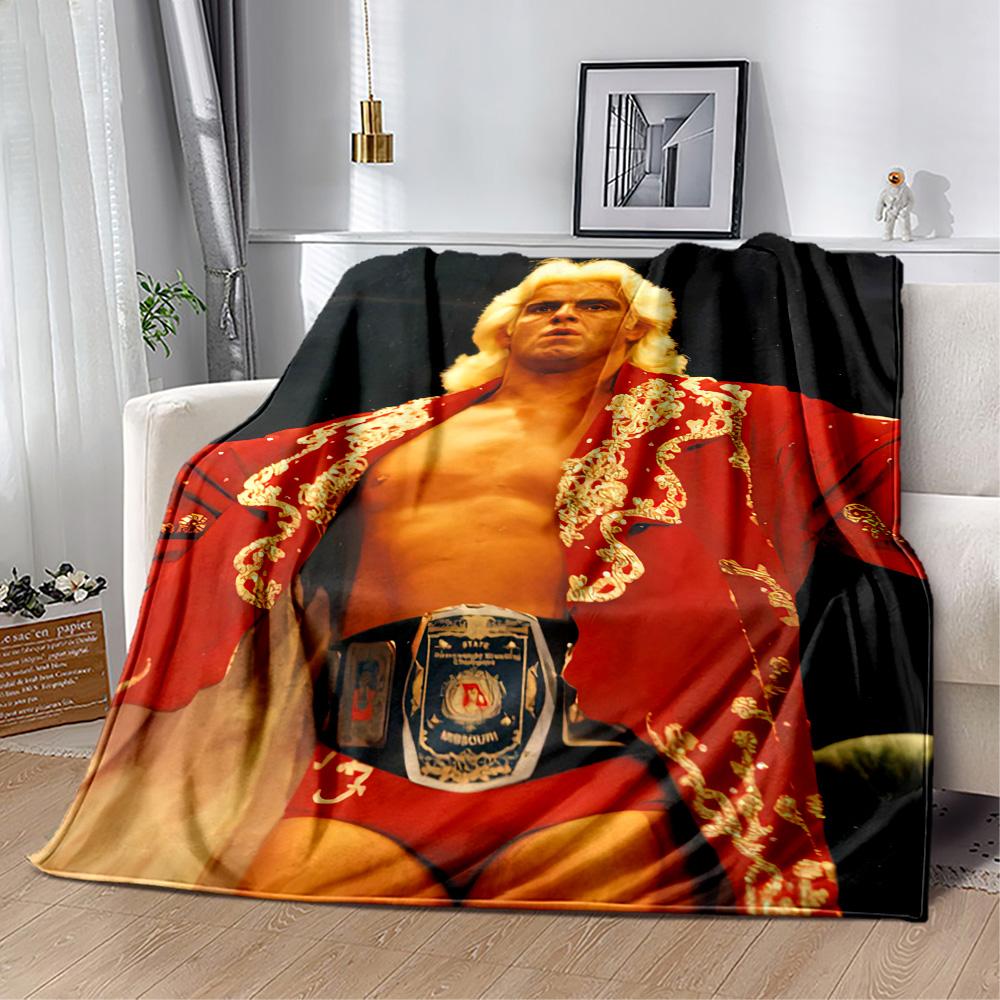 Ric Flair Blankets Are Suitable for Living Rooms,making Them an Ideal Choice for Outdoor Travel and Gifts.