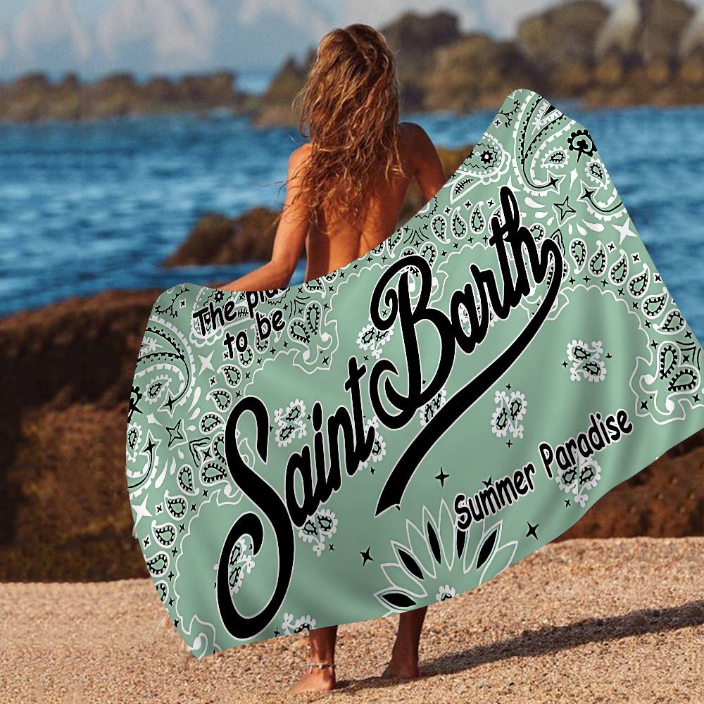 Saint Fashion Barth Große Mikrofaser-Strandtücher Schnelltrocknendes Handtuch Sand-Strandtücher Poolhandtuch Für Reisen Schwimmbad Yoga