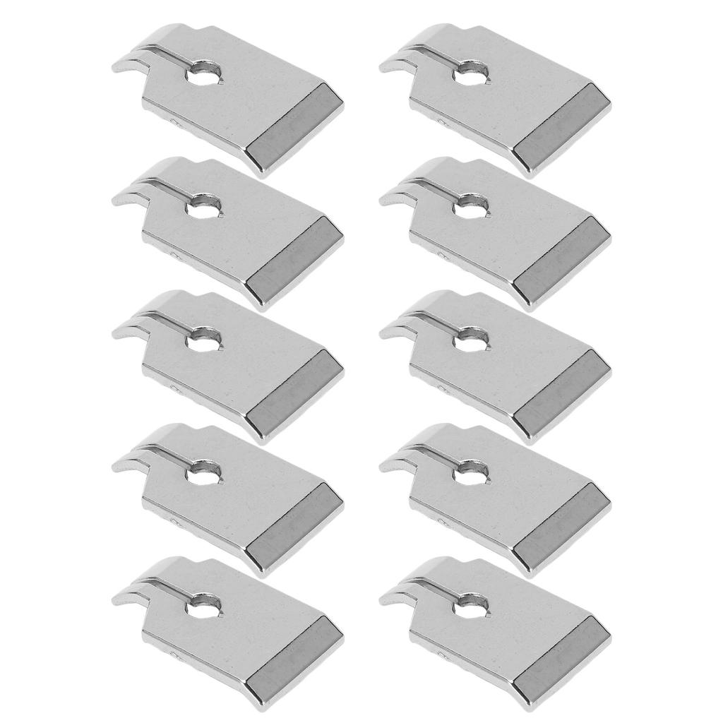 10Pcs Presser Foot Premium Stainless Steel Wear Resistance Lightweight Edge Joining Foot for Home