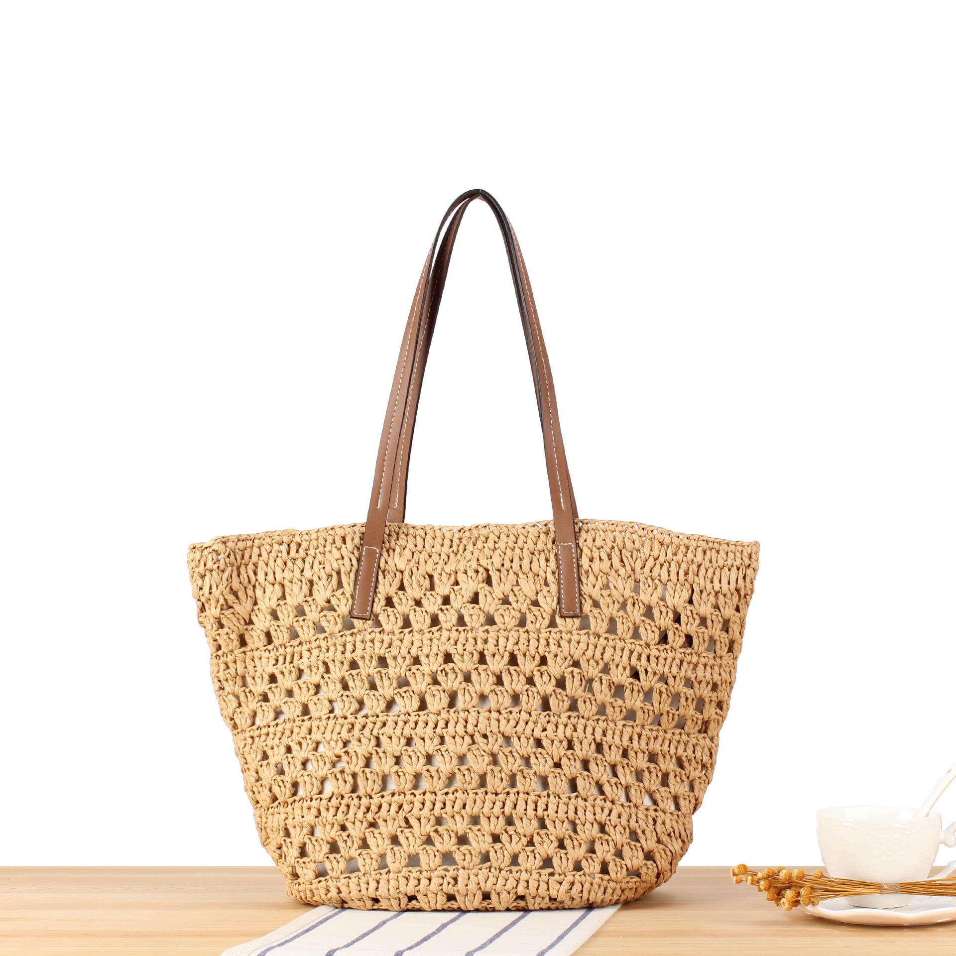 

2025 Women s Handmade Hollow Woven Bag for Beach, Vacation, Daily Casual, or Commute Use