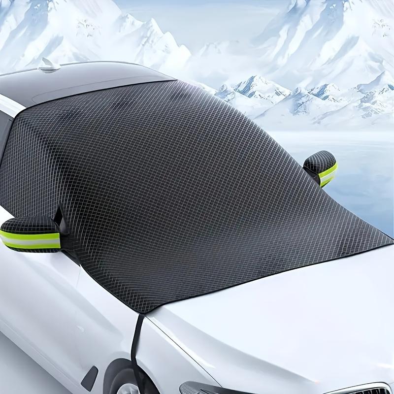Universal Magnetic Car Windshield Snow Cover Waterproof Oxford Cloth Guard Windproof Car Windshield Snow Cover With Strap