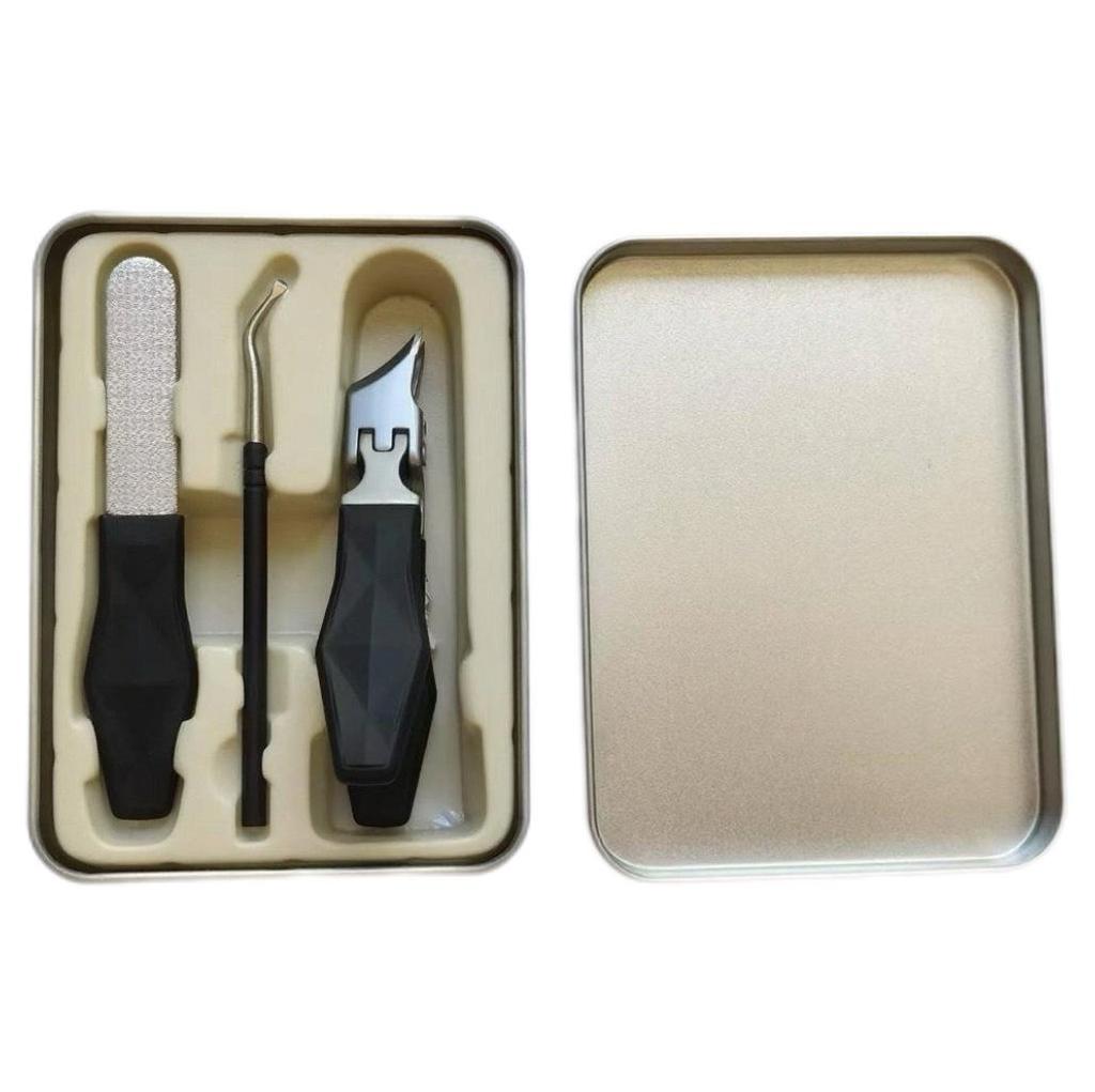 Ultra-Sharp Angled Nail Clippers with ABS Handle for Ingrown Toenails