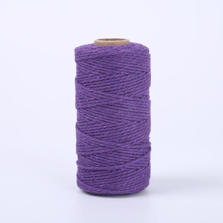 

Белая нить, хлопковый шпагат для пекарей, 328 футов 2 мм, натуральная белая хлопковая нить для поделок, подарочный упаковочный шпагат, домашний декор purple 2 * 2mm * 100m