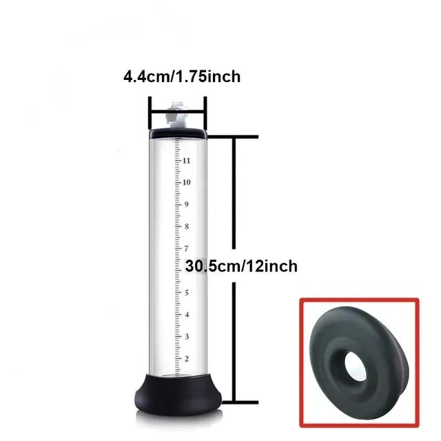 Male Penis Pump Vacuum Pump Penis Enlargement Enhancer Adult Sex Toy for Men Lasting Trainer Erotic Products Vacuum Cylinder