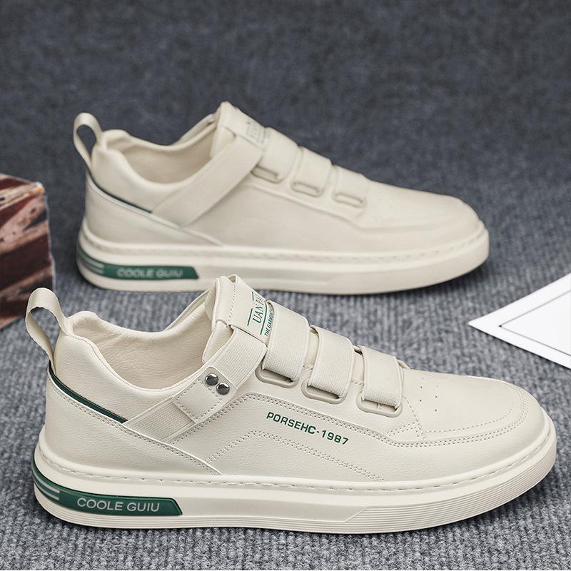 

Men s shoes spring 2025 new little white leather shoes men s board shoes trend versatile shoes men s non-slip sports trendy shoes 44