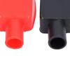 KIMISS 2pcs Terminal Cover, Universal Positive Negative Post Stud Cap Rubber Flexible Terminal Cap Insulated Protective Boots