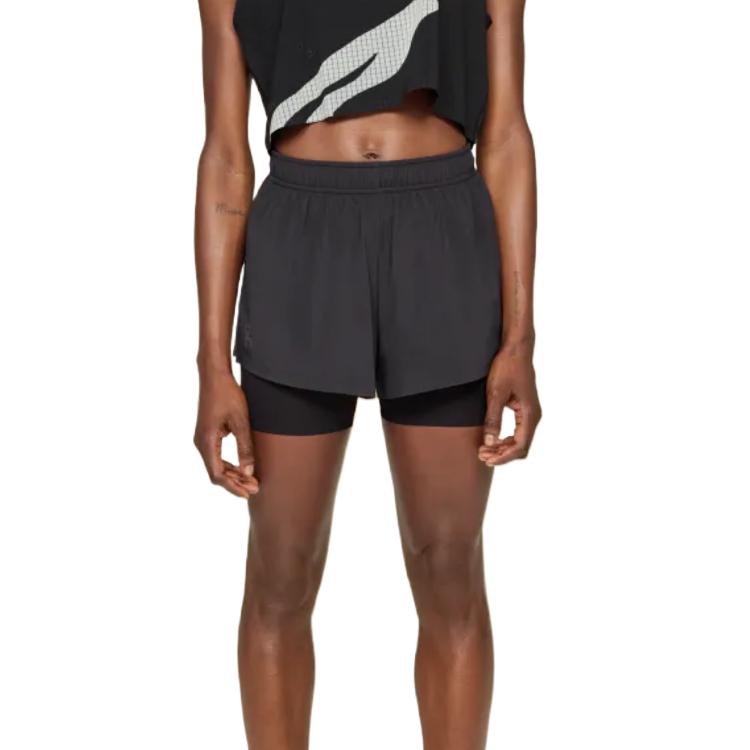 On Pace Shorts Sports Shorts Unisex Black 1WE10250553