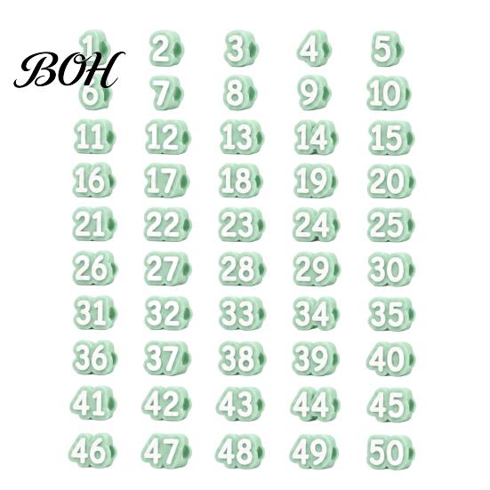 Classroom Pencil Organizer 1-20/1-30/1-50 Numbered Toppers, Reusable Labels Identification System for Teachers, Tracking Markers School Organization