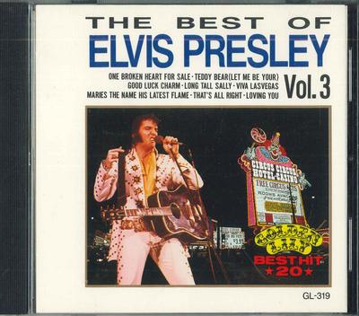 CD ELVIS PRESLEY - Best Hit 20 Vol.3 GL319 GOLDEN LILY Japan Rock Used