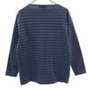 SAINT JAMES Made In France Border Pattern Long Sleeve Boat Neck Basque Shirt Men's Used