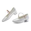 Moderne Tanzschuhe für Kinder, Mädchen, Latein, Walzer, Salsa, Anfänger, Übungstanzschuhe, Seidentanzschuhe, Absatz 3,5 cm