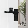 Universal Screen Door Handle & Latches Set Sturdy Aluminum Screen Door Lock & Handle Replacement for Secure Closure