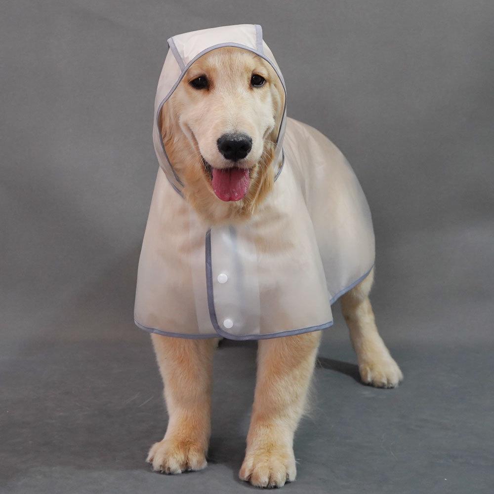 Puppy Raincoat Big Dog Golden Retriever Clothing Large Dog Dog Clothing Pet Raincoat Cloak