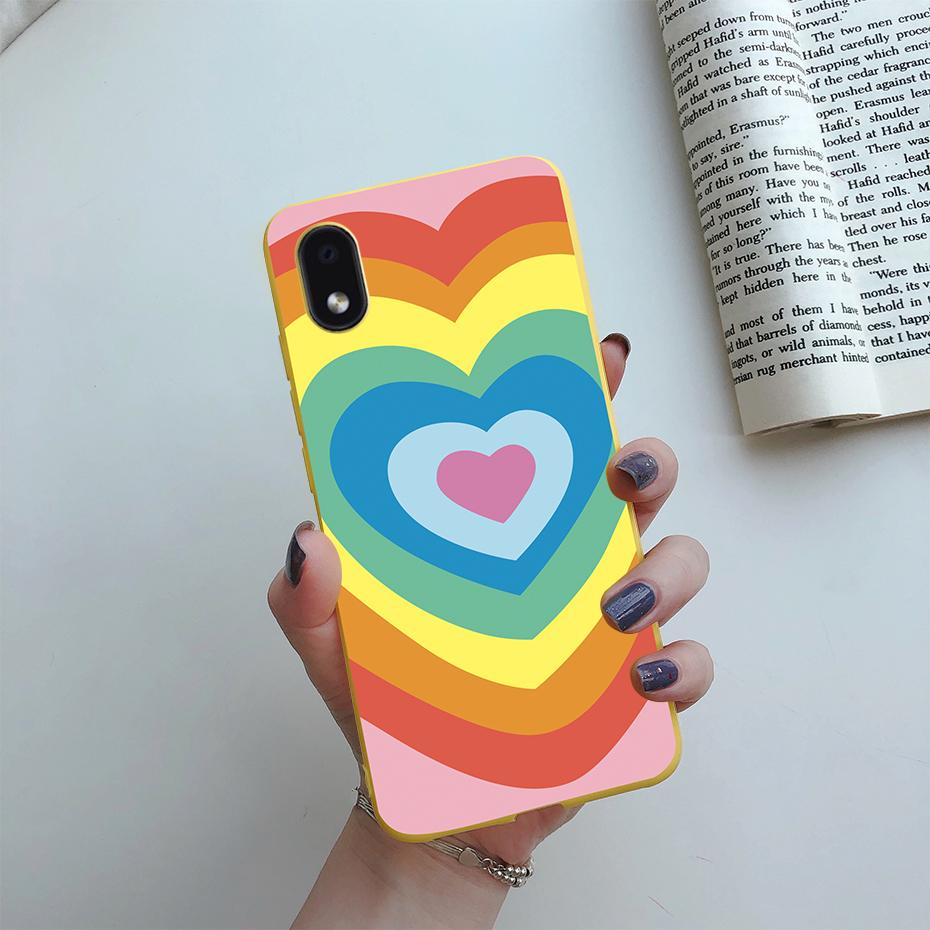 For Samsung Galaxy A01 Core Cases Silicon Back Cover Soft Sunflower Phone Case For Samsung A01 Core SM-A013 a 01 M01 Core Case